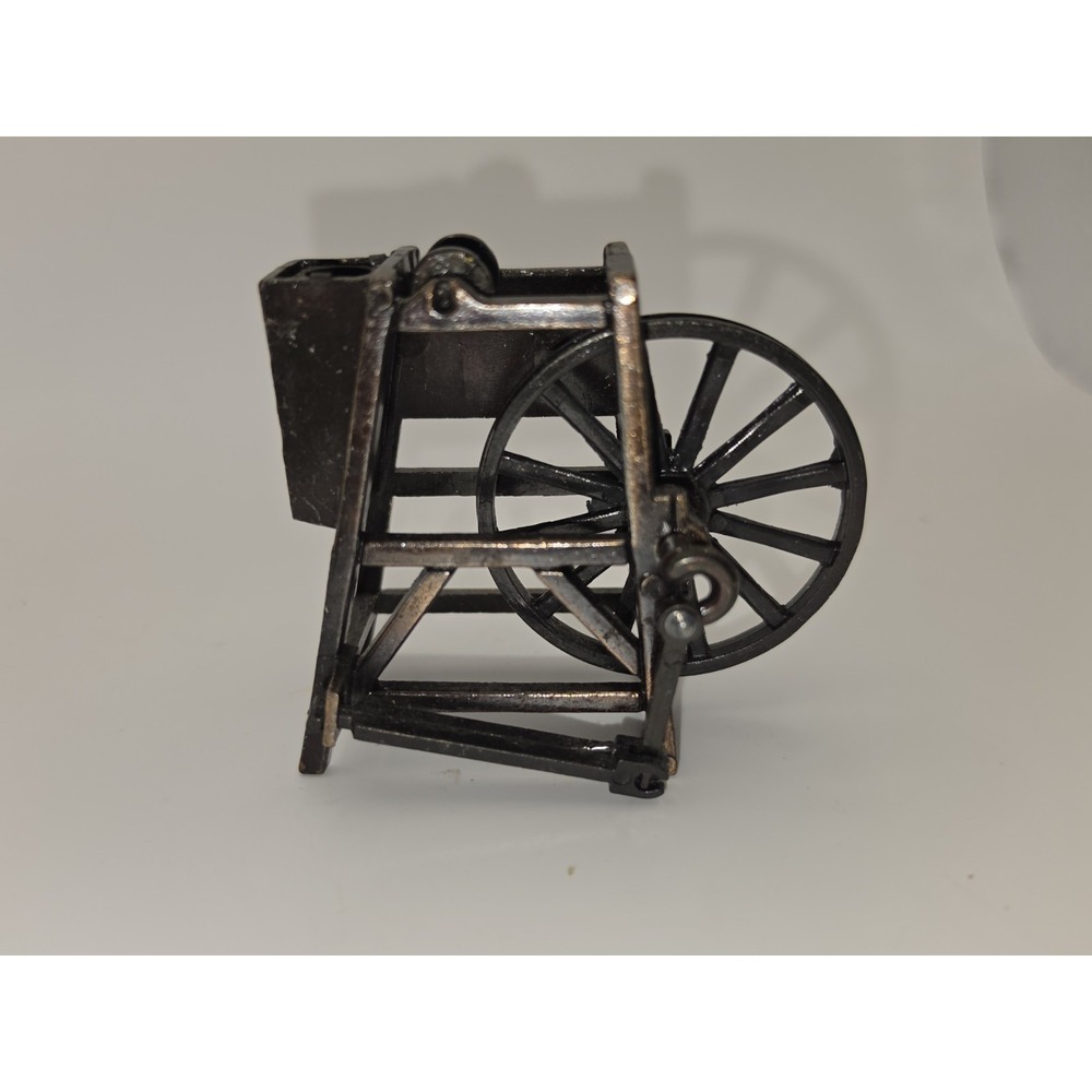 Vintage Hong Kong Die Cast metal Pencil Sharpener Spinning Wheel